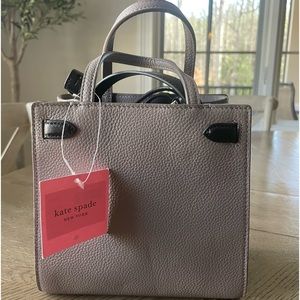 Kate Spade Small Satchel. Detachable/  Adjustable Black Strap.